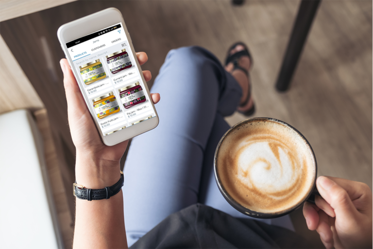 digital catalogue on mobile app